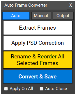 Photoshop Toolkit Auto Frame Converter