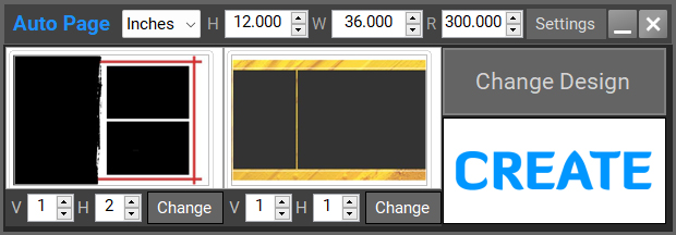 Photoshop Toolkit Auto Page maker interface